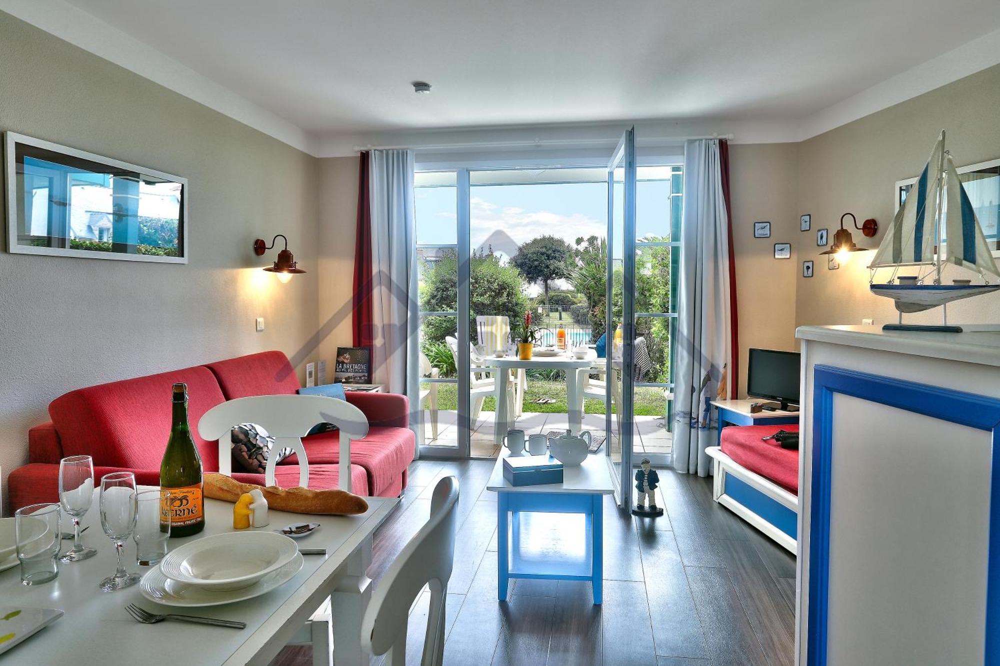 Localise - A06 - Entierement De Plain-Pied Avec Petite Vue Mer - Donnant Sur La Piscine Et Le Jardin - Wifi Inclus - Draps Inclus - Guilvinec المظهر الخارجي الصورة