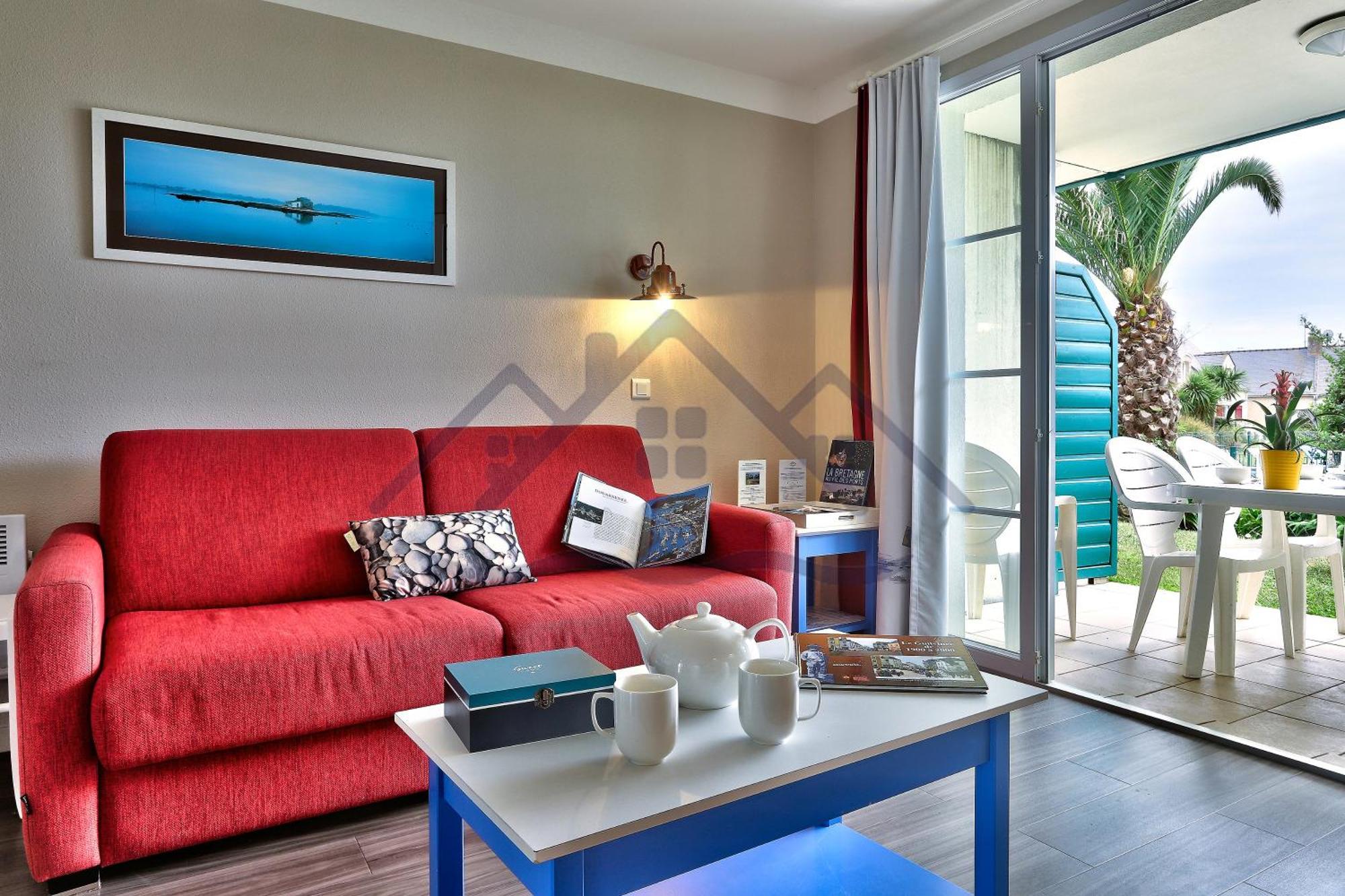 Localise - A06 - Entierement De Plain-Pied Avec Petite Vue Mer - Donnant Sur La Piscine Et Le Jardin - Wifi Inclus - Draps Inclus - Guilvinec المظهر الخارجي الصورة